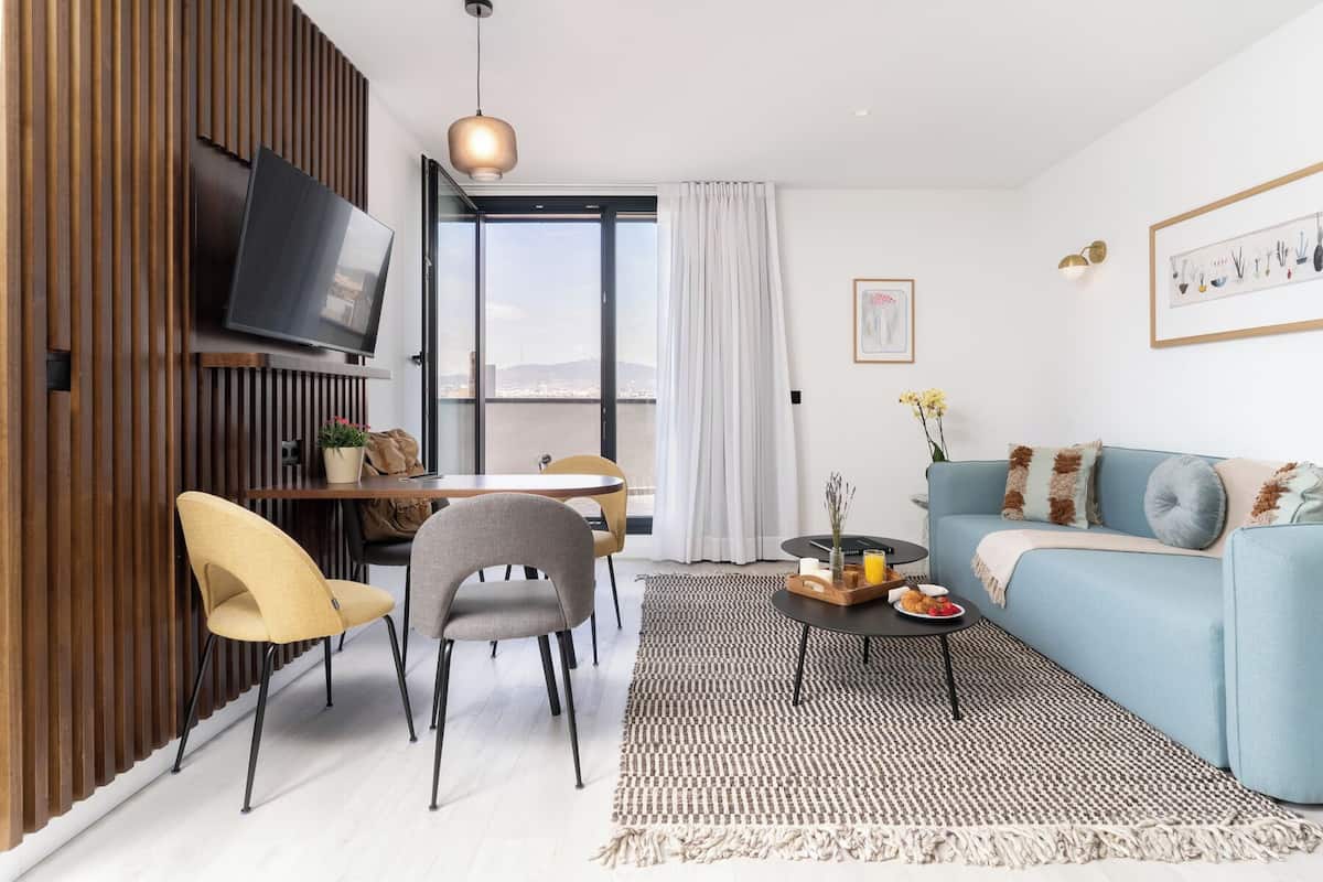 Apartment, 2 Bedrooms, Balcony | Living area