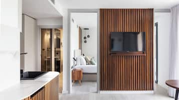 Apartment, 1 Schlafzimmer, Balkon | Wohnbereich