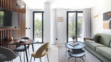 Apartment, 1 Bedroom, Balcony | In-room safe, soundproofing, free WiFi, bed sheets