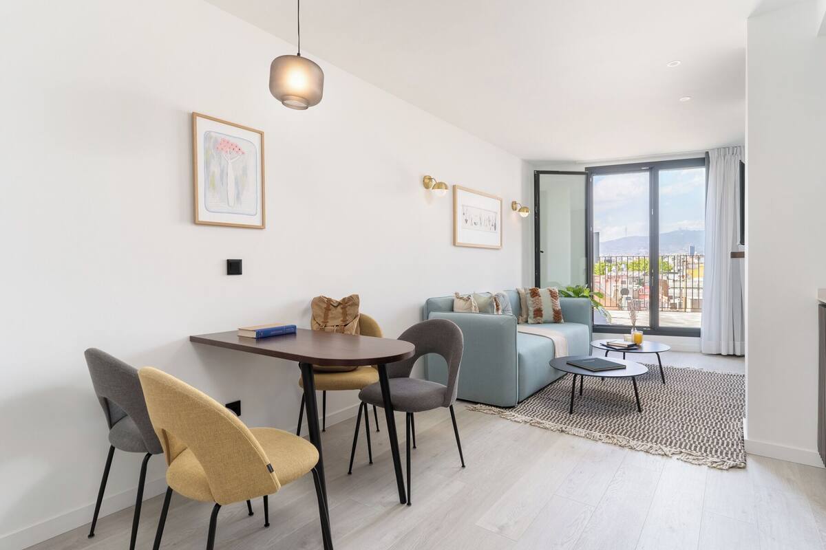 One Bedroom with Large Terrace | Living area