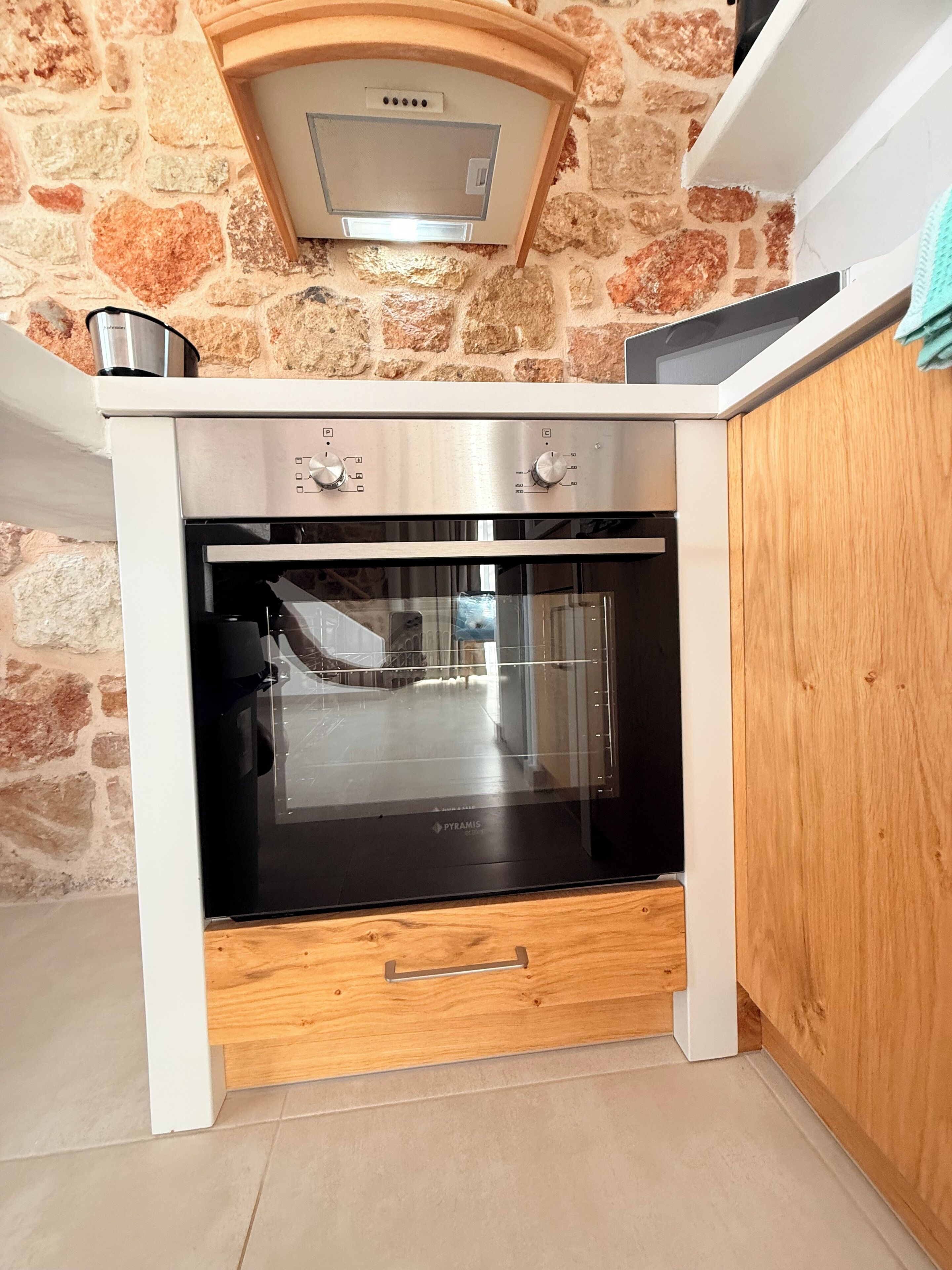 Villa, Sea View | Private kitchen | Fridge, microwave, oven, espresso maker