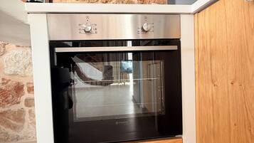 Villa, Sea View | Private kitchen | Fridge, microwave, oven, espresso maker