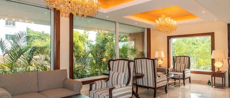 Sala de estar en el lobby