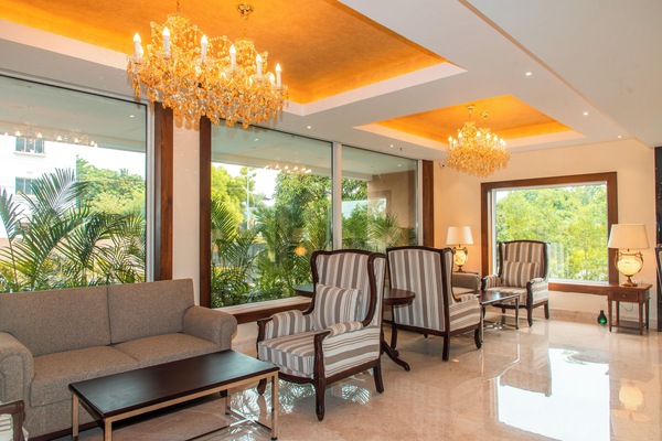 Lobby sitting area