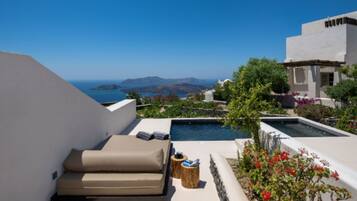 普通開放式套房, 1 張特大雙人床, 海景, 海濱 | 露台/庭院