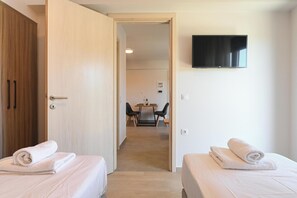 Apartment, 1 Bedroom, City View | Iron/ironing board, free cots/infant beds, free WiFi, bed sheets - Aelion Eco Apartments  (Heraklion)