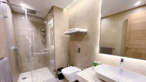 Apartment, 3 Bedrooms, Smoking, Patio | Bathroom - Hotel Apartment in Sheikh Zayed Zayed Suites A (6th of October City)