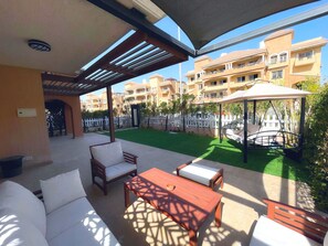 Apartment, 3 Bedrooms, Smoking, Patio | Terrace/patio - Hotel Apartment in Sheikh Zayed Zayed Suites A (6th of October City)