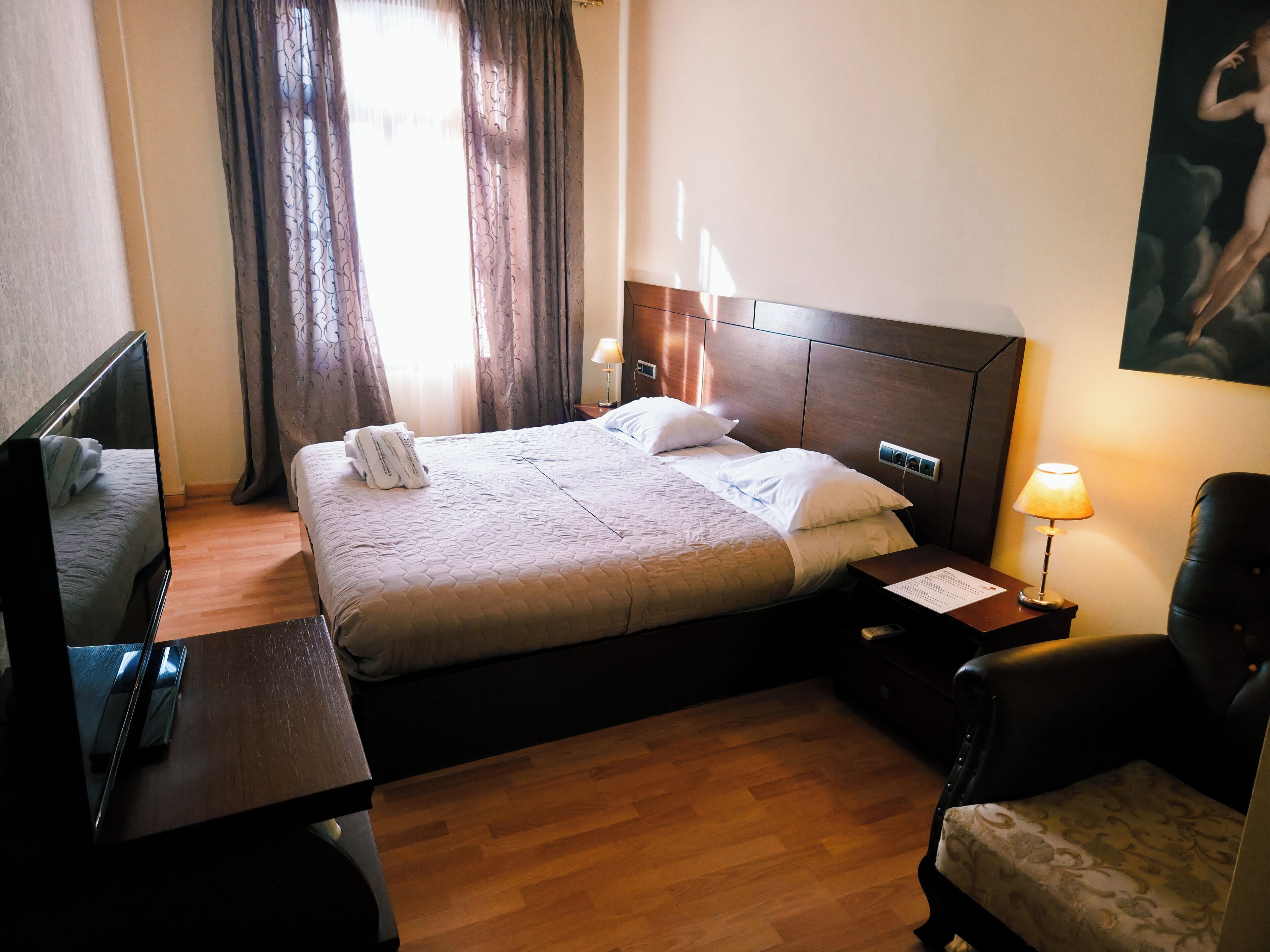 Superior Twin kamer, uitzicht op bergen | Een kluis op de kamer, een strijkplank/strijkijzer, gratis wifi