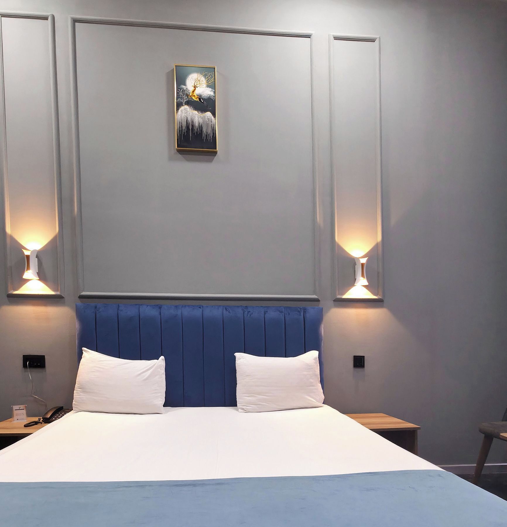 Colchones Select Comfort, minibar y caja de seguridad en la habitación 