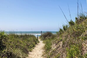 Beach - Bluebird By the Sea: Almost Oceanfront with Private Hot Tub! (Emerald Isle)