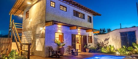 Front of property - evening/night