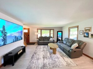 Smart TV, video games, foosball, computer monitors