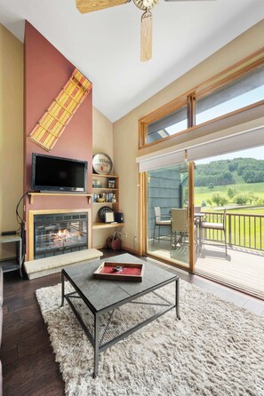 TV, fireplace - Across from Holiday Valley, A/C, Sleeps 6 (Ellicottville)