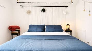 2 bedrooms, iron/ironing board, travel crib, WiFi