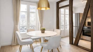 Superior Apartment, City View | Living area | 80-cm Smart TV with digital channels