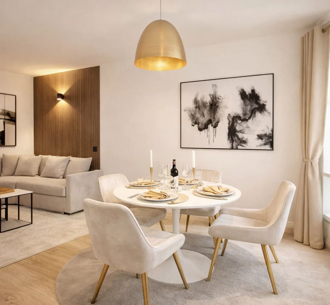 Superior Apartment, City View | Living area | 80-cm Smart TV with digital channels