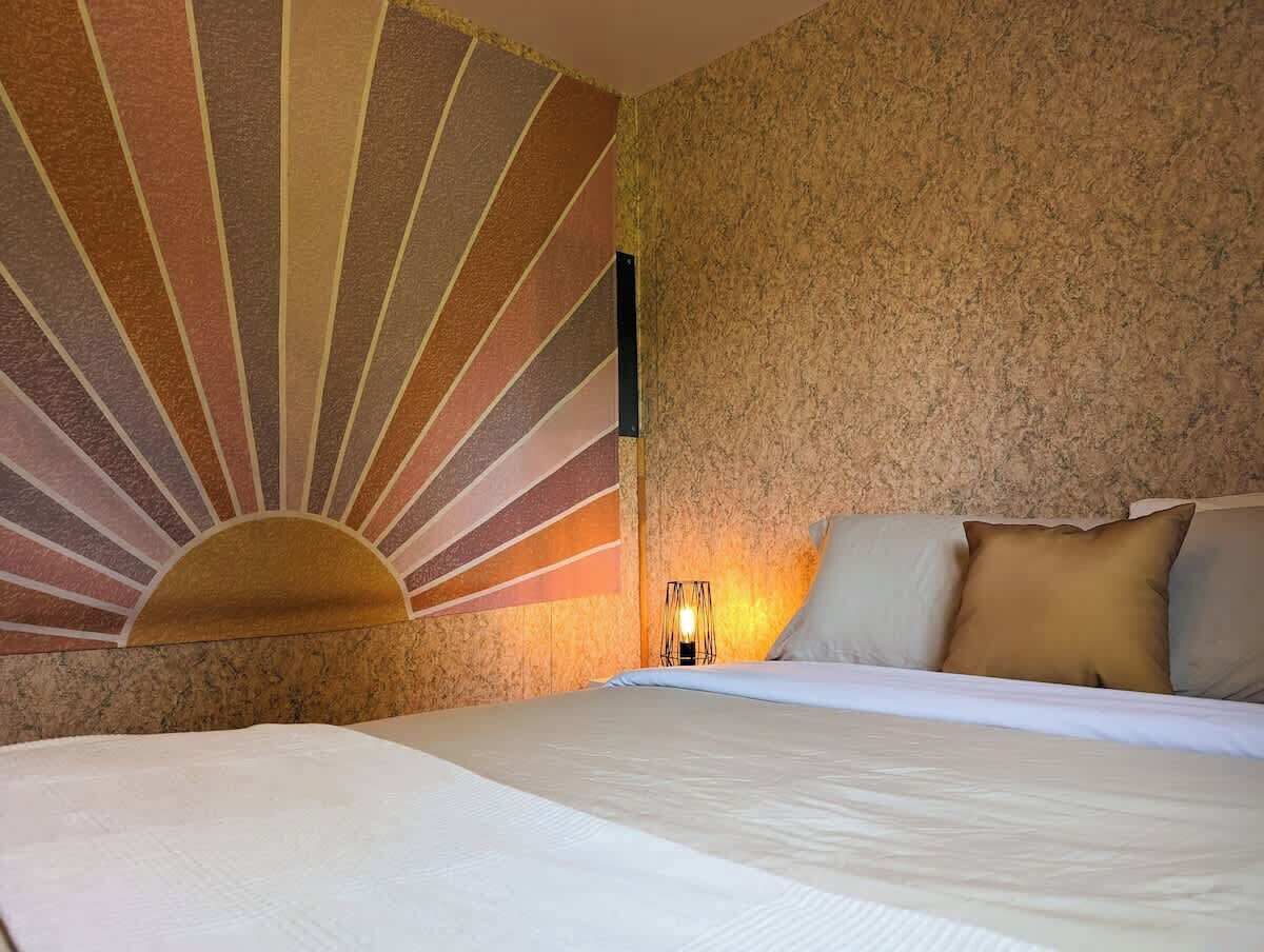 2 dormitorios, cuna de viaje, wifi y ropa de cama