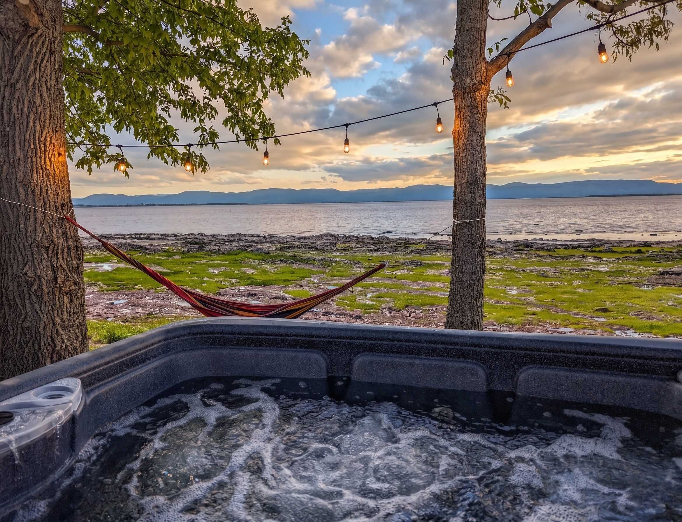 Bain à remous extérieur
