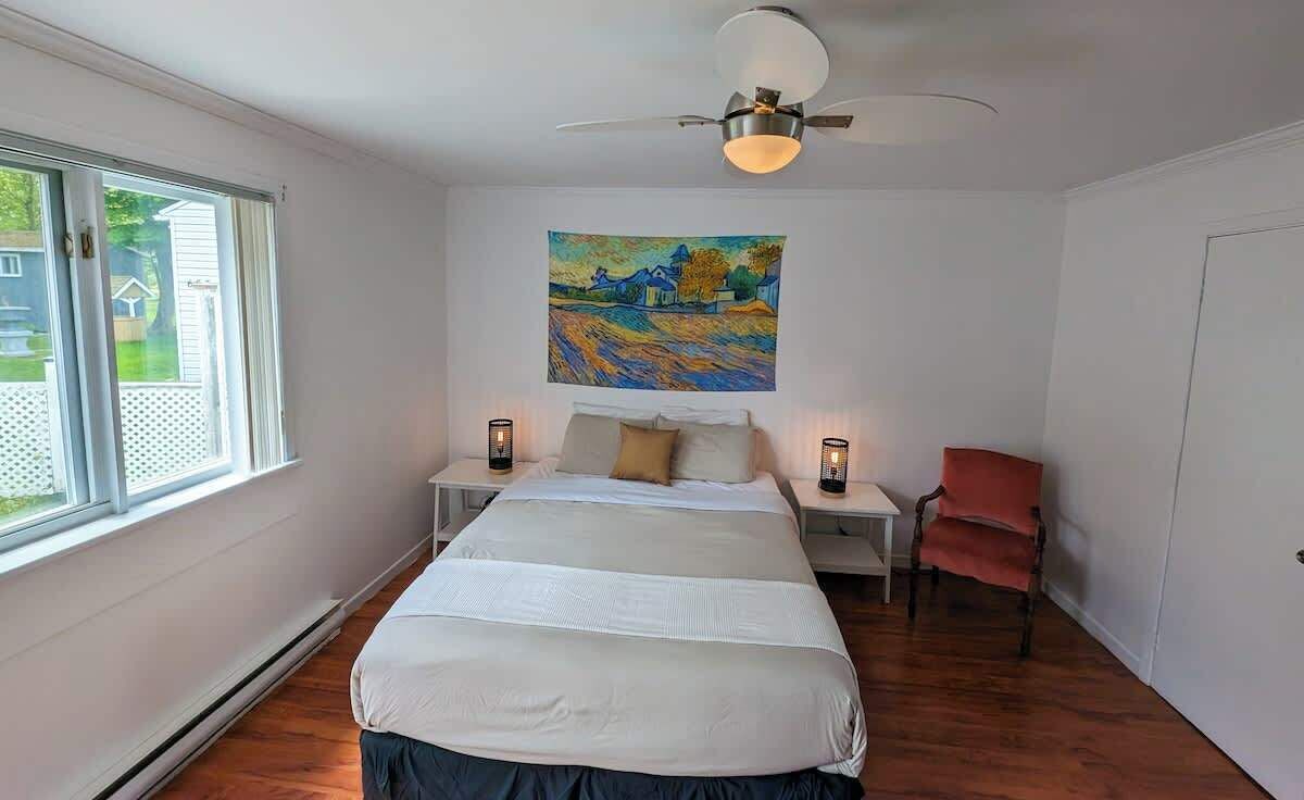 1 dormitorio, cuna de viaje, wifi y ropa de cama