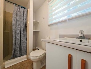 Een douche, een haardroger