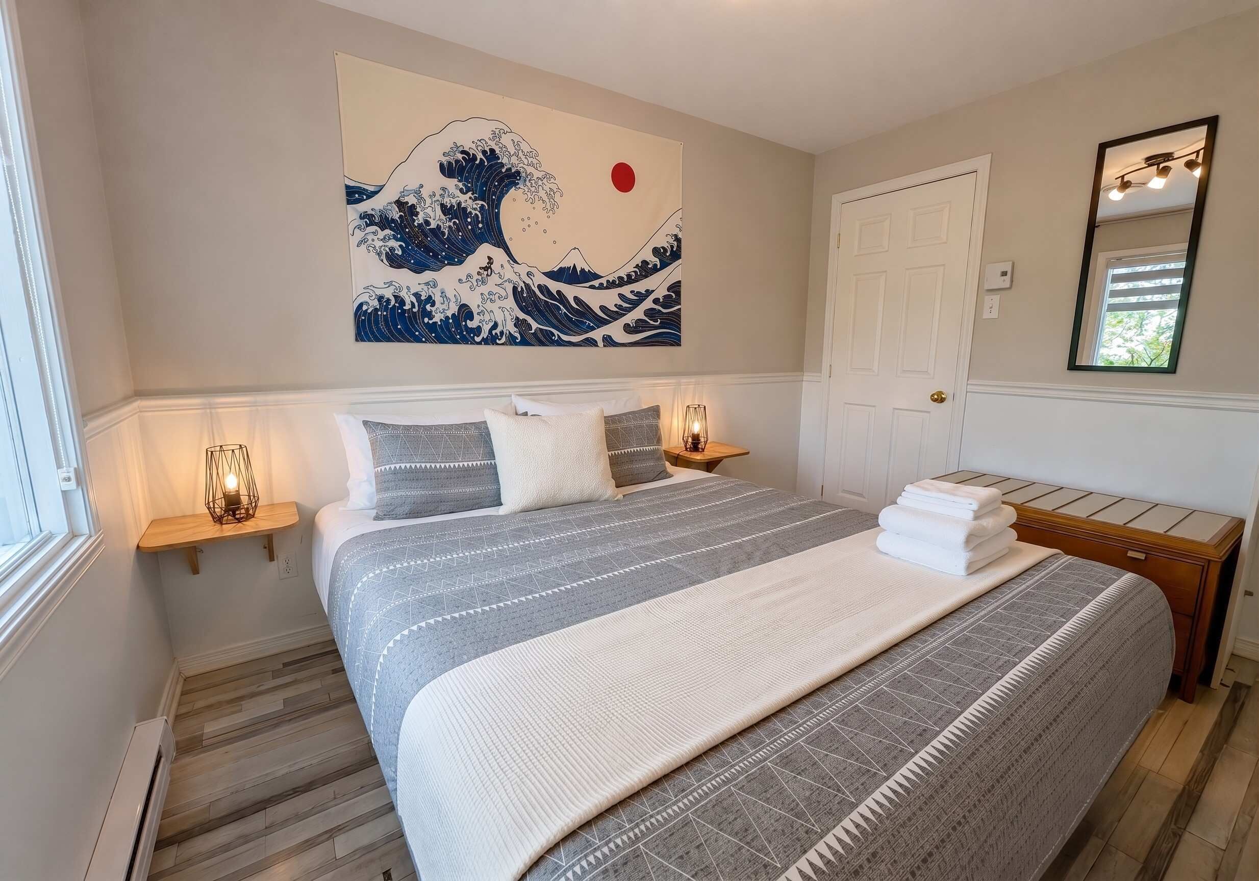 2 chambres, lit parapluie, Wi-Fi, draps fournis