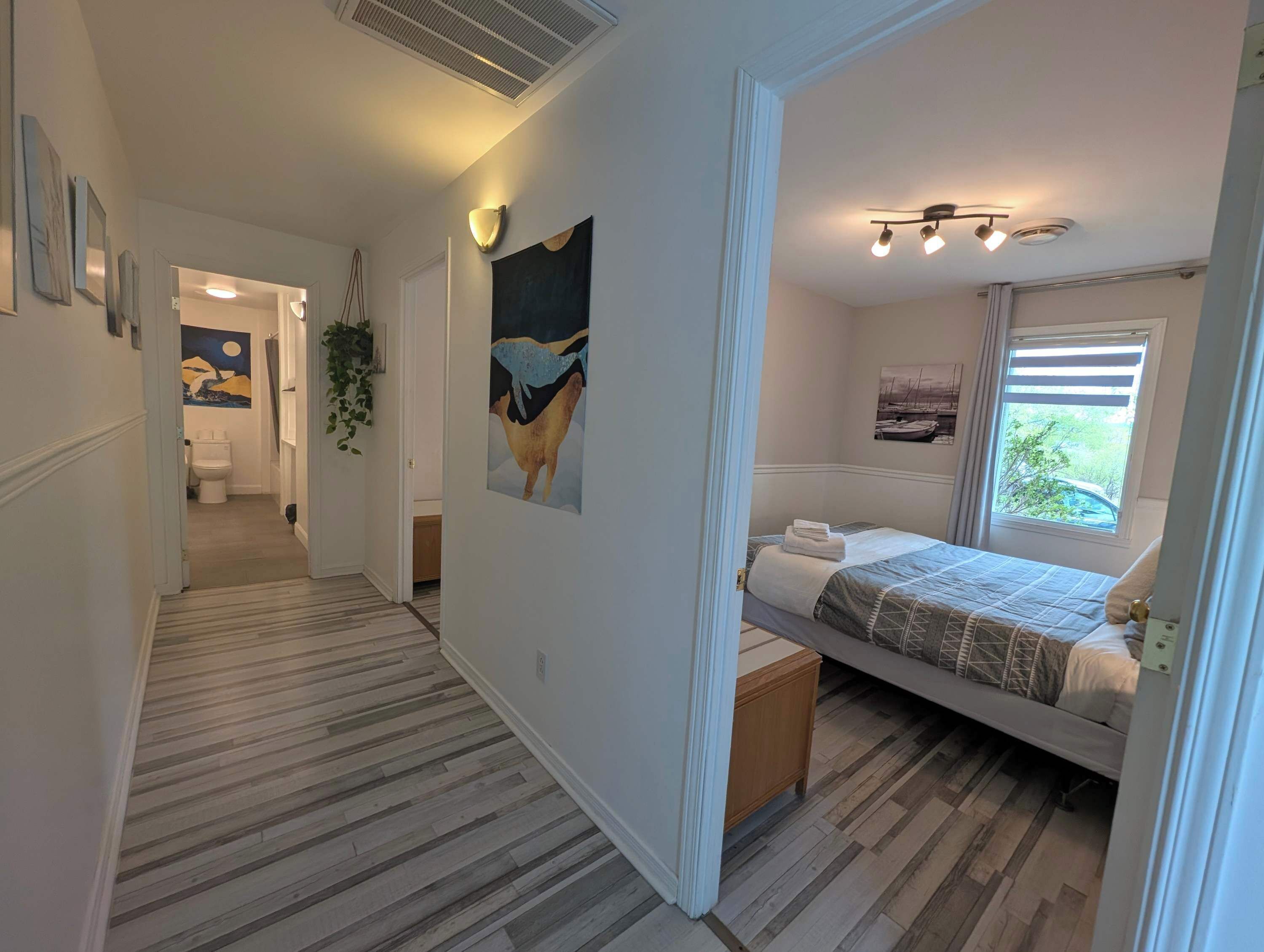 2 habitaciones, cuna de viaje, wifi y ropa de cama 
