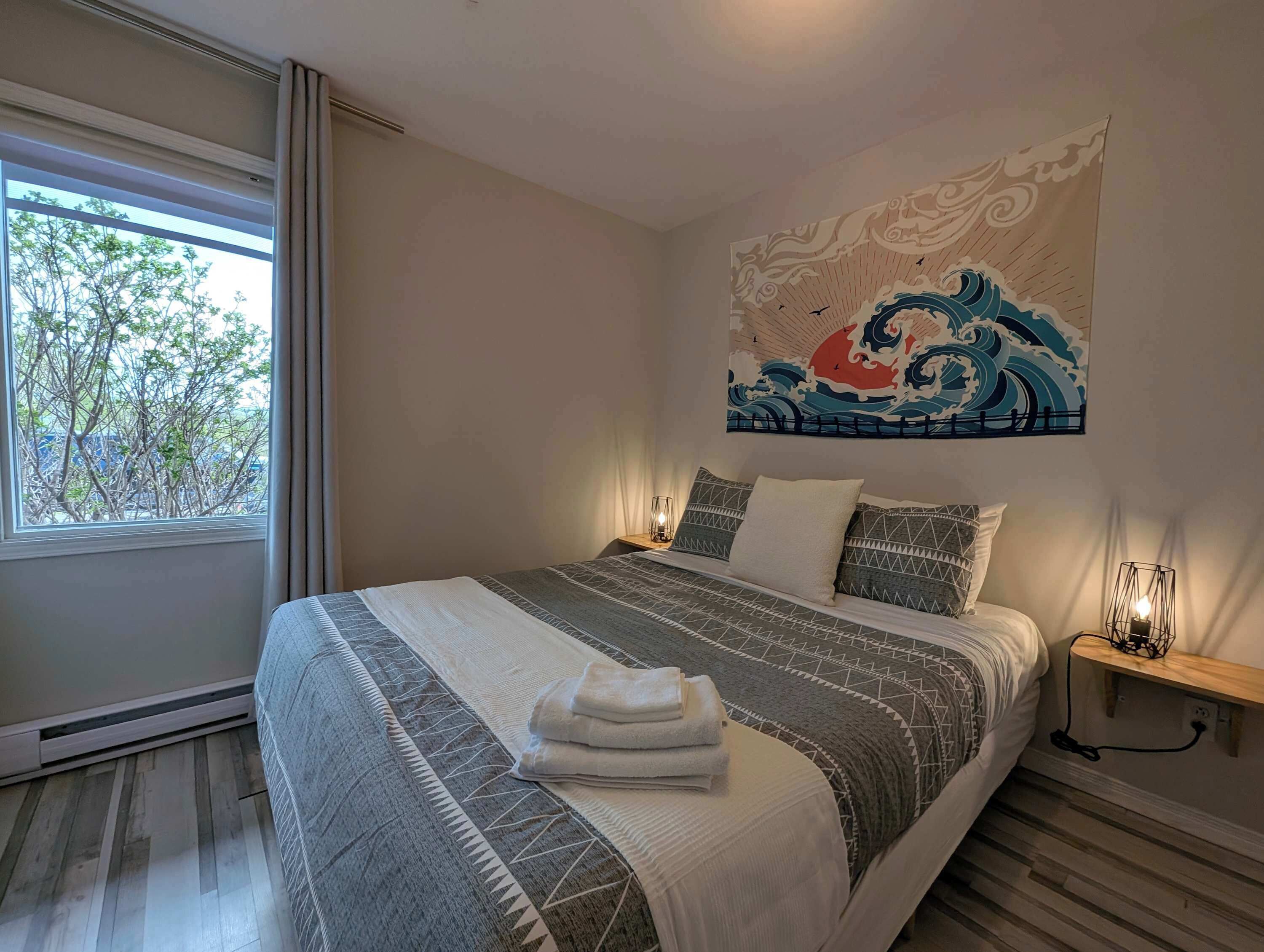2 chambres, lit parapluie, Wi-Fi, draps fournis