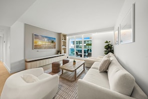 Smart TV, books, music library, video library