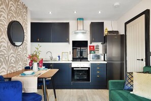 Microwave, oven, stovetop, toaster