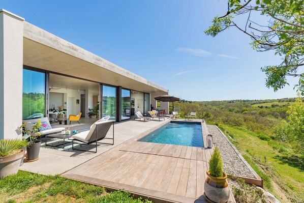 Pool - Villa Contemporaine au Calme dans la nature • Private pool - 15 min Toulouse (Vieille-Toulouse)