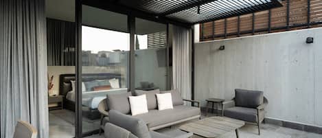 Appartamento Exclusive, 1 camera da letto, patio | Terrazza/patio