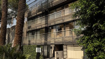 Majoituspaikan julkisivu