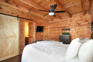 2 bedrooms, iron/ironing board, free WiFi, bed sheets - Mountaintop RnR | Hot Tub, Roku TVs & Fireplace! (Sevierville)