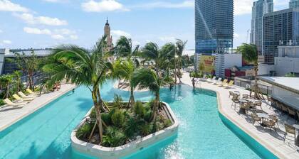 Luxury double suite/ downtown Miami near Kaseya center, Miami beach and Bayside