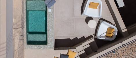 Premium bedding, pillow-top beds, desk, laptop workspace