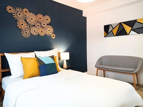 3 soverom, strykejern/-brett og internettilgang