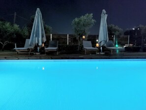 Outdoor pool - 4-bedroom luxury familly villa with pool (Rhodes)
