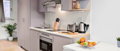 Estudio, para no fumadores | Cocina privada