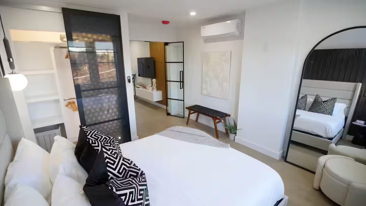 1 室のベッドルーム、アイロン / アイロン台、WiFi、ベッドシーツ