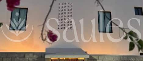 Front of property - evening/night