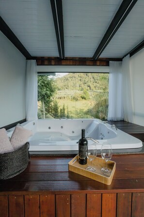 Romantic Chalet | Private spa tub - Recanto Fogo na Taça (Jaraguá do Sul)