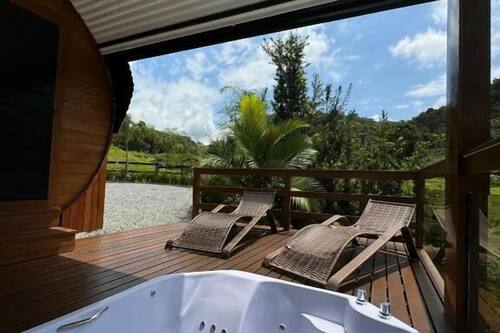Chalet Romantique | Bain à remous privé