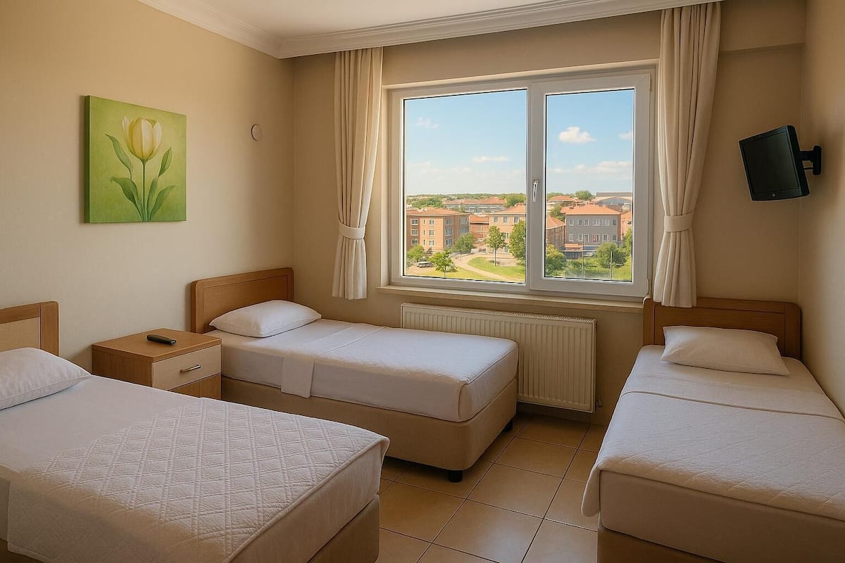 Habitación cuádruple clásica, balcón | Escritorio, espacio para trabajar con laptop y wifi gratis