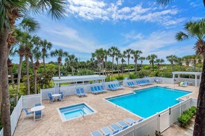 Lägenhet - 1 queensize-säng med bäddsoffa (Gulf Place Town Center 421) | Pool