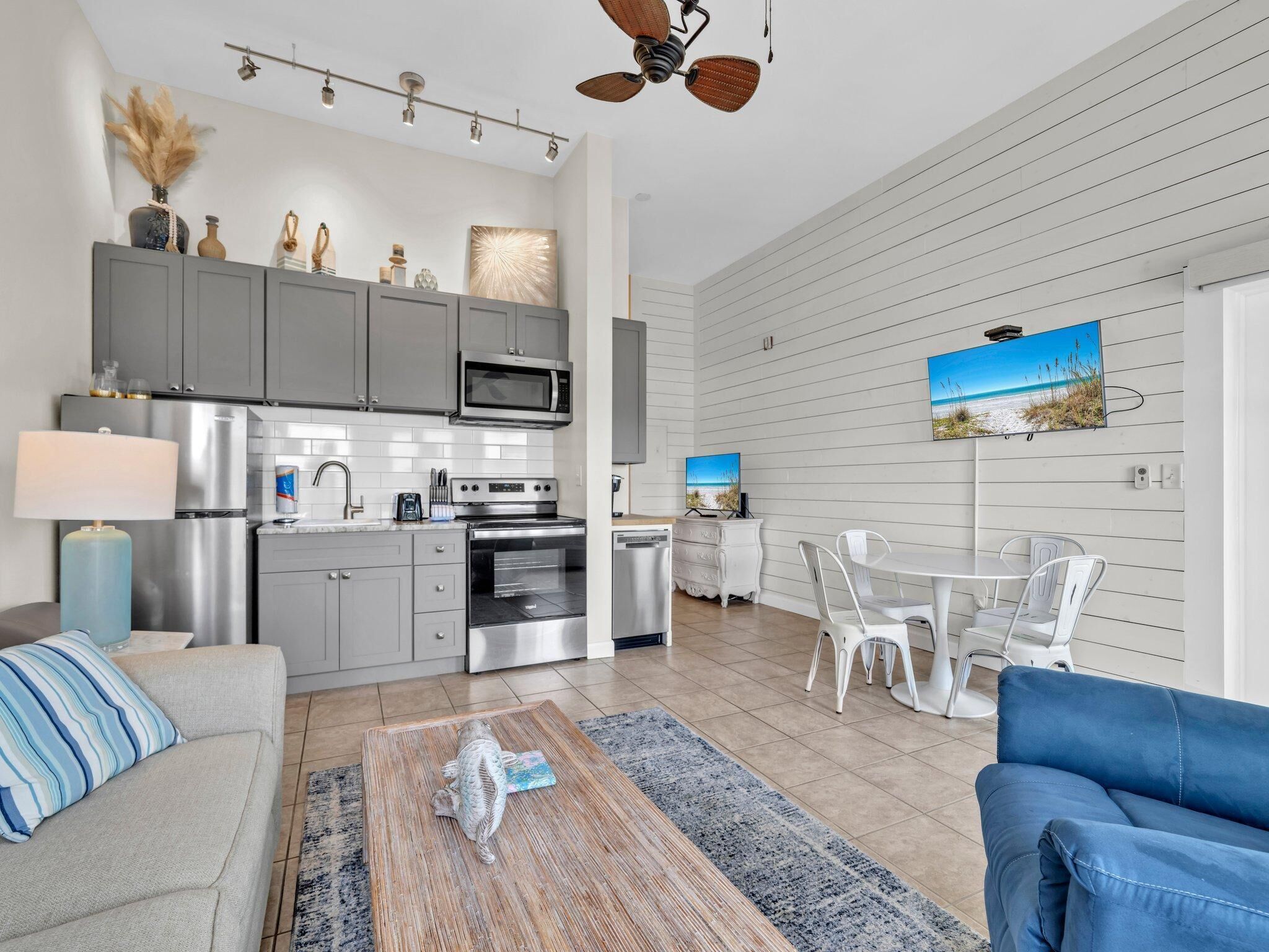 公寓客房, 1 張加大雙人床和 1 張沙發床 (Gulf Place Town Center 421) | 住宿內部