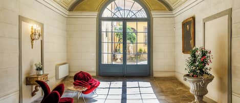 Lobby sitting area