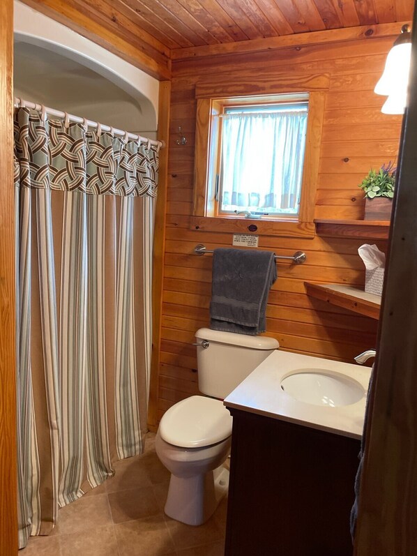 シャワー、ヘアドライヤー、タオル