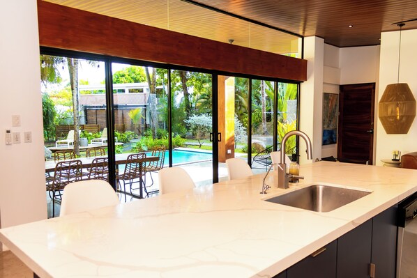 Interior - Los Padrinos Compound @Surf City + AC + Pool + Wifi #1 (El Zonte)