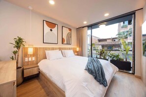1 室のベッドルーム、WiFi、ベッドシーツ